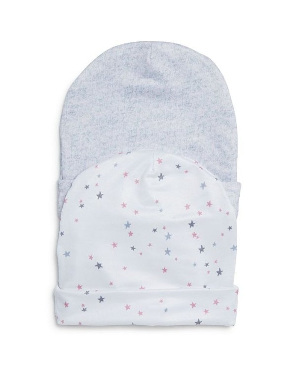Girls' 2-Piece Star Beanie Hat Set - Baby