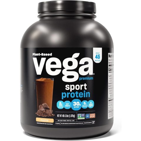 Vega Premium Sport 摩卡口味 纯素食、非转基因、无麸质植物蛋白粉