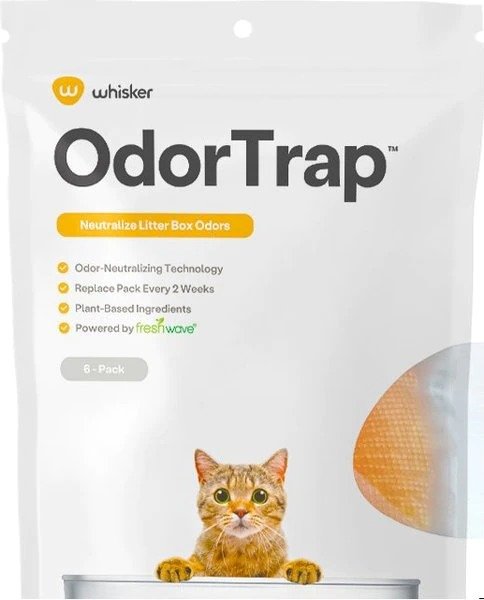 OdorTrap Litter-Robot Packs Cat Litter Box Filters, 6 count