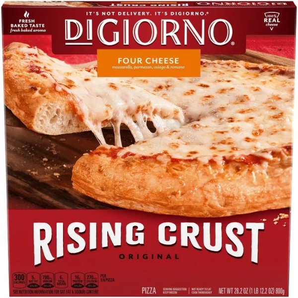 Four Cheese Frozen Pizza with Rising Crust - 28.2oz