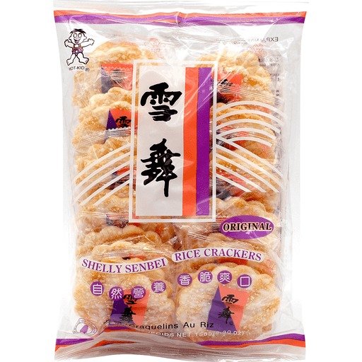 Want-Want Shelly Senbei Rice Cracker Original 5.3 OZ