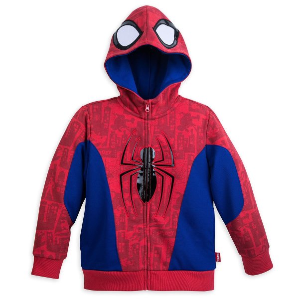 Spider-Man Costume Fleece Hoodie for Boys