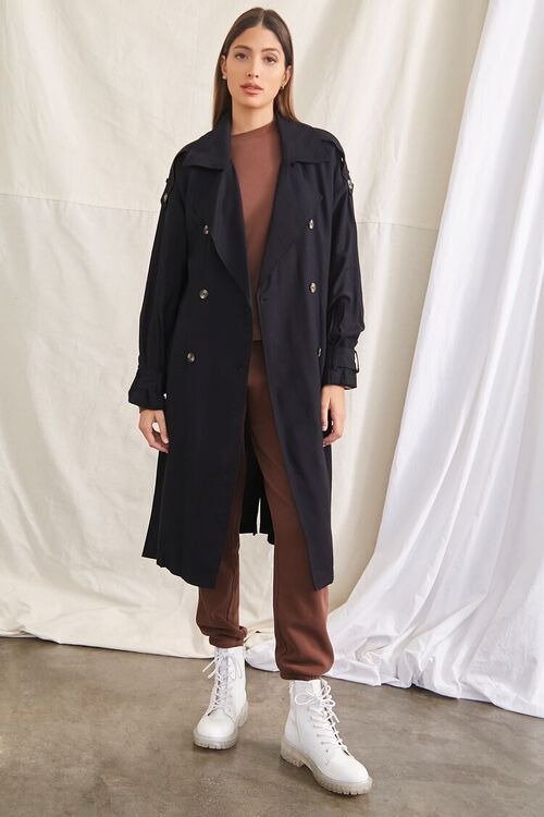 Double-Breasted Trench Jacket