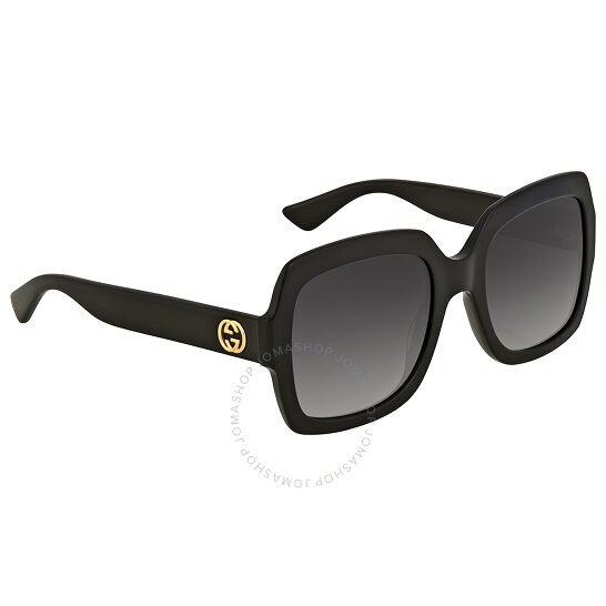 Grey Gradient Square Sunglasses GG0036S