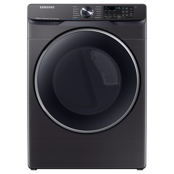 7.5 cu. ft. Smart Gas Dryer with Steam Sanitize+ in Brushed Black Dryers - DVG50A8500V/A3 | Samsung US