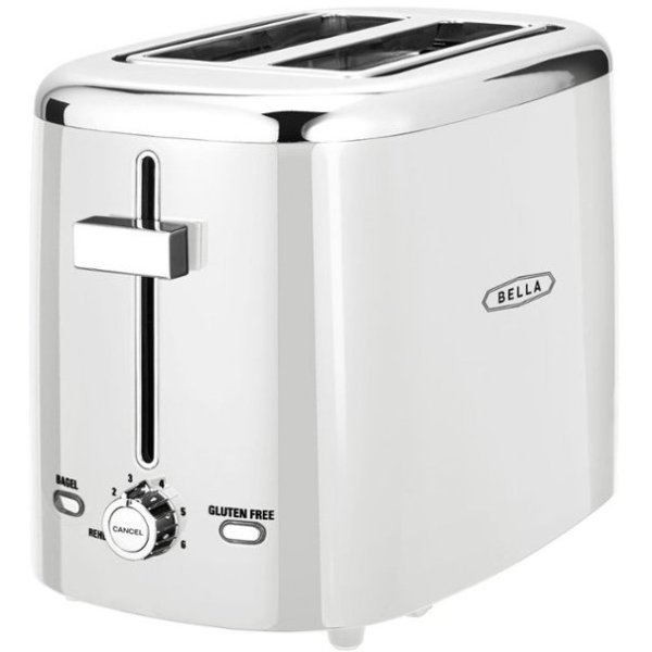 - 2-Slice Extra-Wide Slot Toaster - White