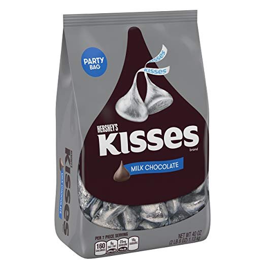 HERSHEY'S KISSES Chocolate, Halloween Candy, 40oz