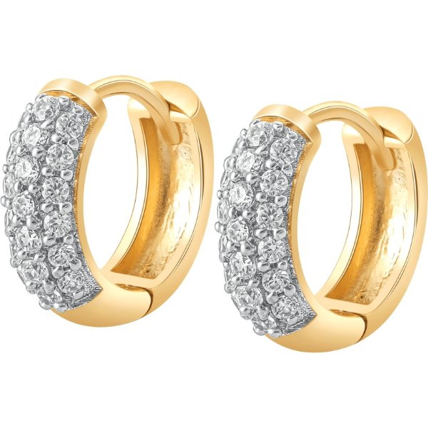 10kt Yellow Gold 0.25 CTW Diamond Huggie EarringsSKU: VE1228D-YGE410kt Yellow Gold