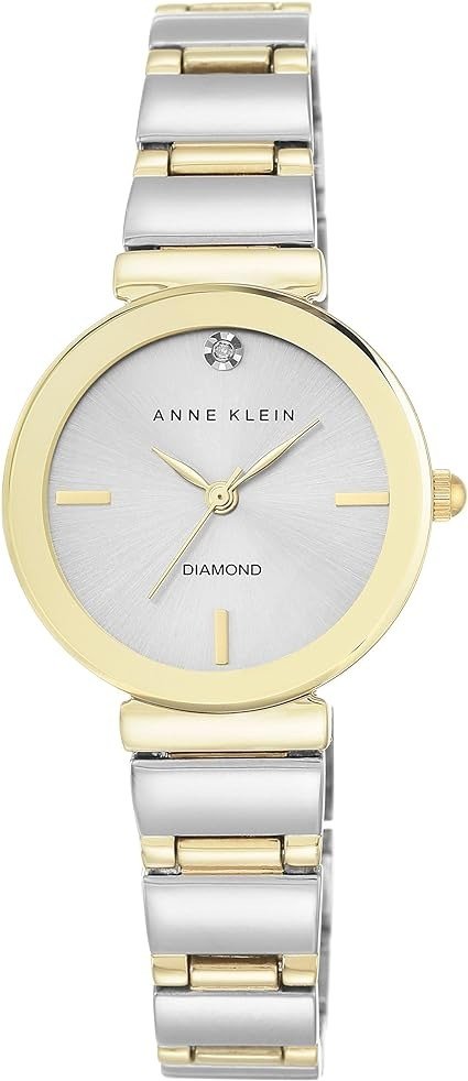 Women's Diamond Dial Two-Tone Polished Bracelet Watch