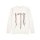 White logo-embroidered cotton-blend jumper