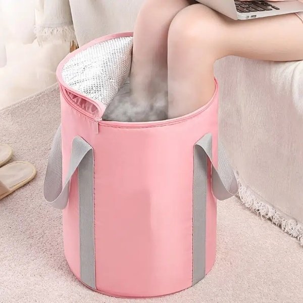 Folding Bucket Portable Household Cleaning Water Bucket - Temu