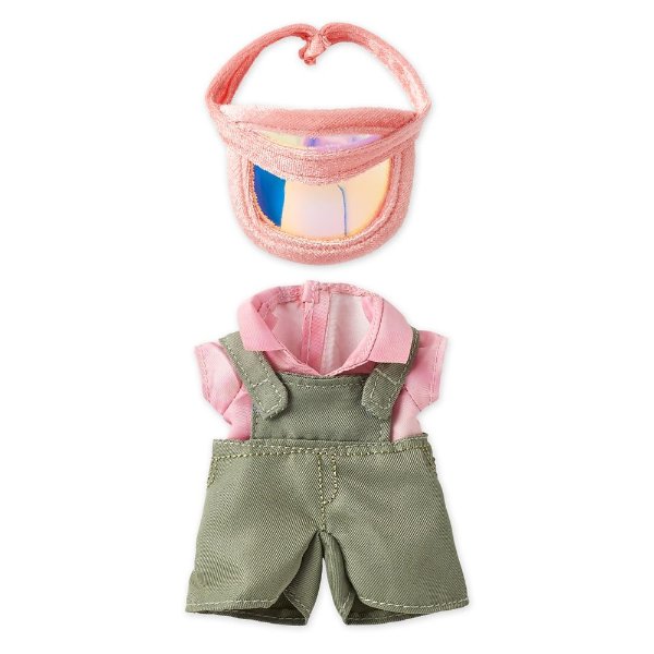 Disney nuiMOs Outfit – Olive Overalls with Pink Visor | shopDisney