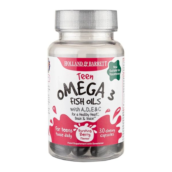 Omega 3鱼油 耐嚼胶囊