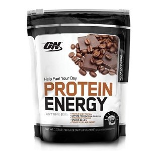 OPTIMUM NUTRITION On Protein Energy Supplement, Mocha Cappuccino, 1.72 Pound