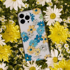 上新：kate spade 花卉系列热卖 收封面手机壳 卡包$58