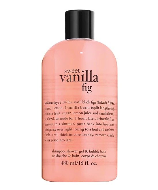 | Sweet Vanilla Fig 16-Oz. Shampoo, Shower Gel & Bubble Bath