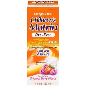 儿童Motrin口服混悬液浆果口味，退烧口服液，4盎司