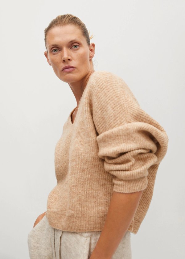 Openwork knit sweater - Women | Mango USA