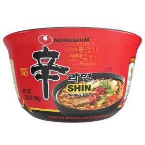 Nongshim Shin Original Ramyun Bowl, Gourmet Spicy
