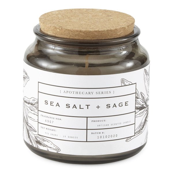 13oz Sea Salt & Sage Jar Candle