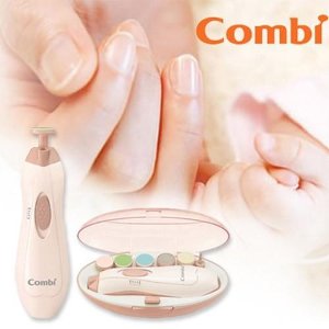 日本Combi婴儿电动指甲修剪磨甲机套组
