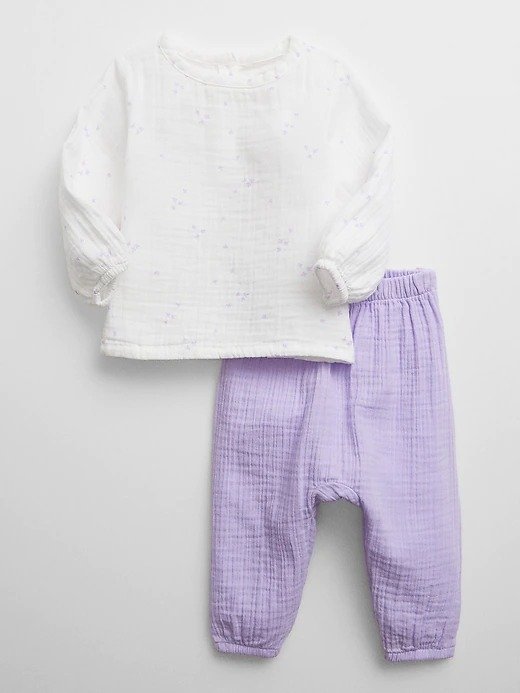 Baby Gauze Outfit Set