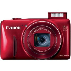 佳能 PowerShot SX600 HS 1600万像素数码相机 红色