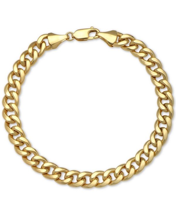 Cuban Chain Bracelet in 14k Gold