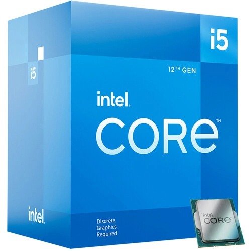 Core i5-12400F 2.5 GHz 6核
