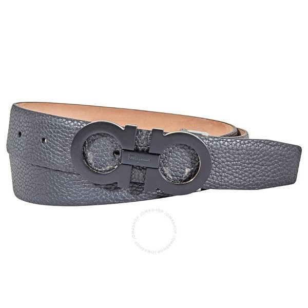 Ferragamo Men's Adjustable Gancini Belt- 105 CM