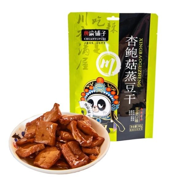 chuanyupuzi Steamed pleurocenti with dried beans Mixed flavor 240g