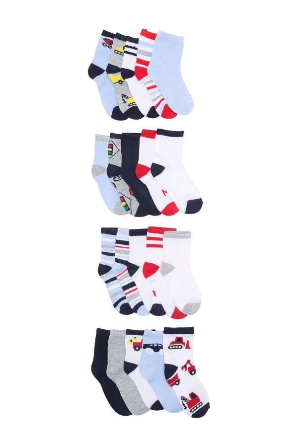 On the Move Crew Socks - Pack of 20