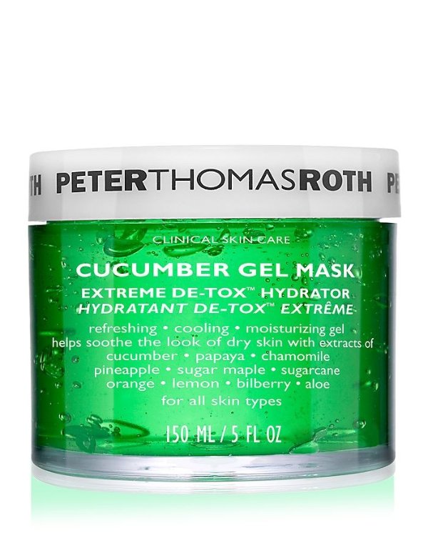 Cucumber Gel Mask Extreme De-Tox™ Hydrator 5.1 oz.
