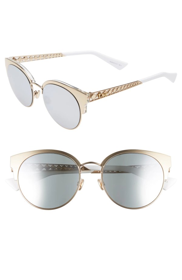 Women's 54mm Dioramini Cat Eye Sunglasses