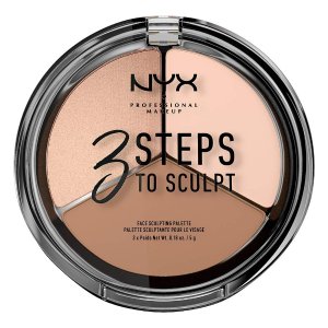 NYX 3色修容盘促销 乳霜质地 塑造更好妆效