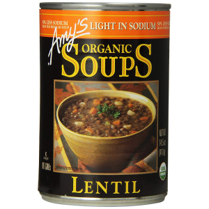 Amy's Organic Soups, Light in Sodium Lentil (Pack of 12)