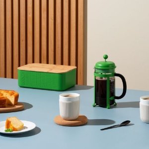 Bodum 丹麦时尚咖啡茶具促销 茶壶$10.99 随行杯$7.99