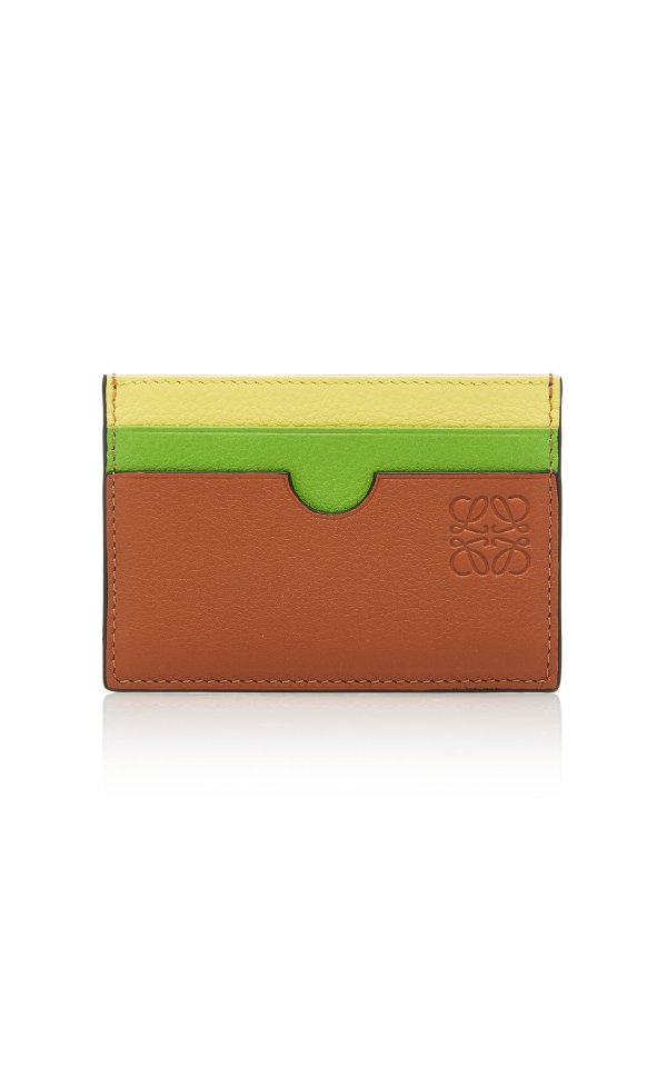 Multicolored Leather Card Holder