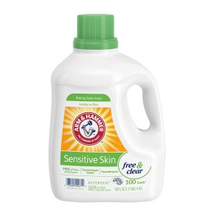 Arm & Hammer Sensitive Skin Free & Clear, Liquid Laundry Detergent, 150 Fl oz