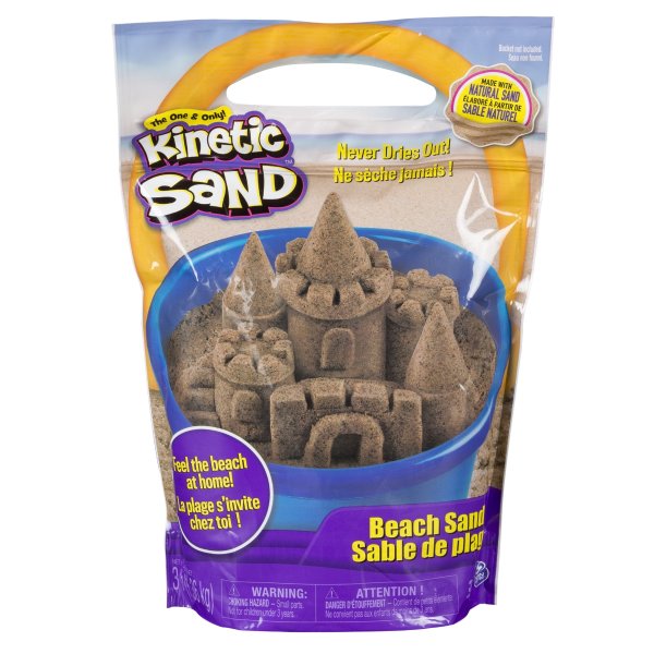 , 3lbs Beach Sand for Ages 3 and Up (Packaging My Vary)