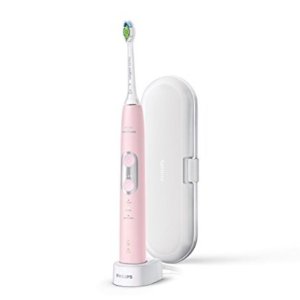 Philips Sonicare ProtectiveClean 6100 Whitening Rechargeable electric toothbrush with pressure sensor and intensity settings, White HX6877/21