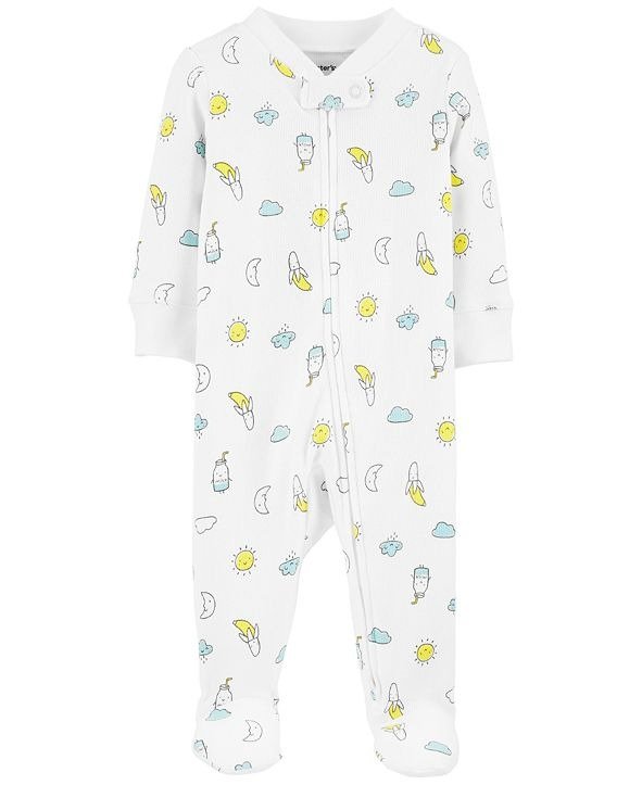 Baby Girls or Boys 1-Pc. Printed Coverall