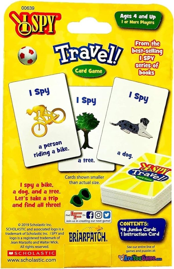 UNV00639 I Spy Travel Card Game