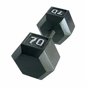 CAP Barbell Solid Hex Dumbbell, Single