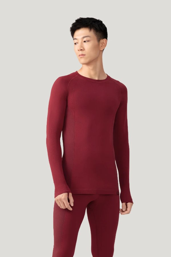 Men's Flexible Long Sleeves Thicken Thermal Set