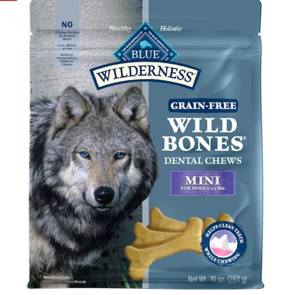 Blue Wilderness Wild Bones Mini Dog Chews, 10 oz. | Petco