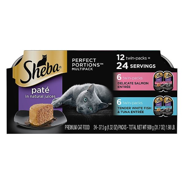 ® Perfect Portions Salmon, Whitefish & Tuna Multipack Pate Cat Food