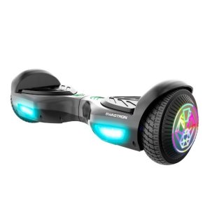 Swagtron Swag BOARD EVO V2 Hoverboard with Light-Up Wheels