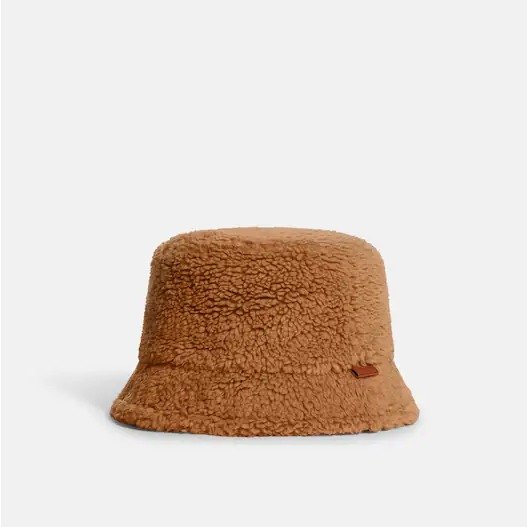 Sherpa Bucket Hat With Signature Jacquard Lining