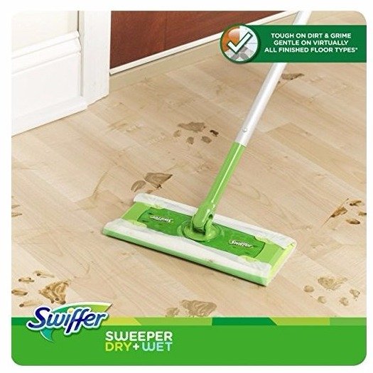 Sweeper Cleaner Dry and Wet Mop Starter Kit with Refills